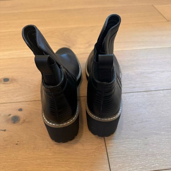 Dolce Vita Rielle Desert Black Exotic Bootie - Picture 6 of 9